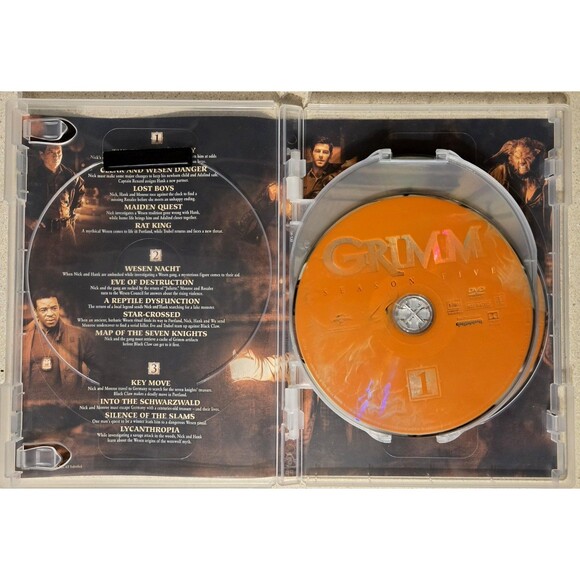 Grimm DVD Seasons 2 - 5 David Giuntoli TV Series Horror Universal Season 2 3 4 5 - Picture 13 of 15